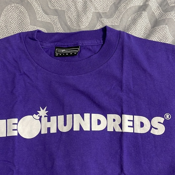 SMALL THE HUNDREDS purple tshirt - Picture 2 of 4